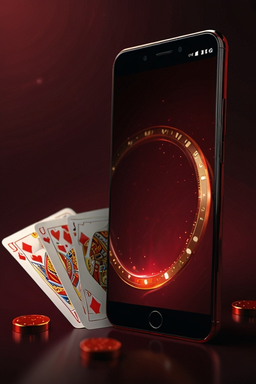 Telemóvel com app de casino